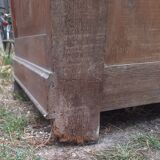 Pine wardrobe, France 19th century.