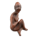 Ceramic Woman Figure, 1982, Czechoslovakia
