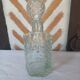 Hexagonal glass carafe
