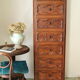 Artisanal walnut dresser late nineteenth early twentieth century