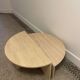 Table basse ronde en travertin, modèle pour Up&up, Italy, 1970s