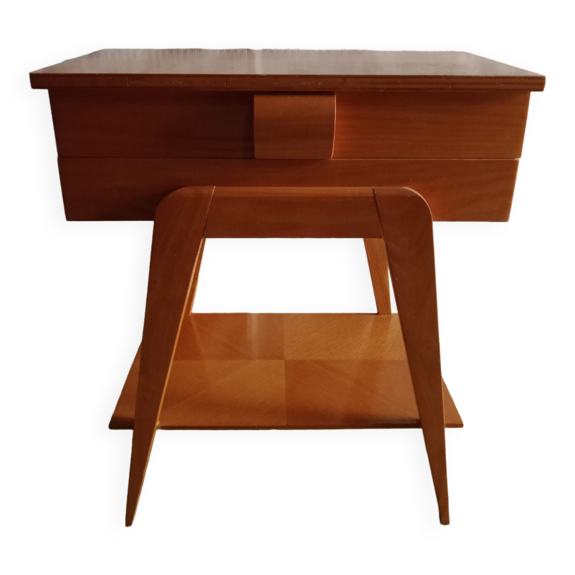 Sewing box feet compass 60s