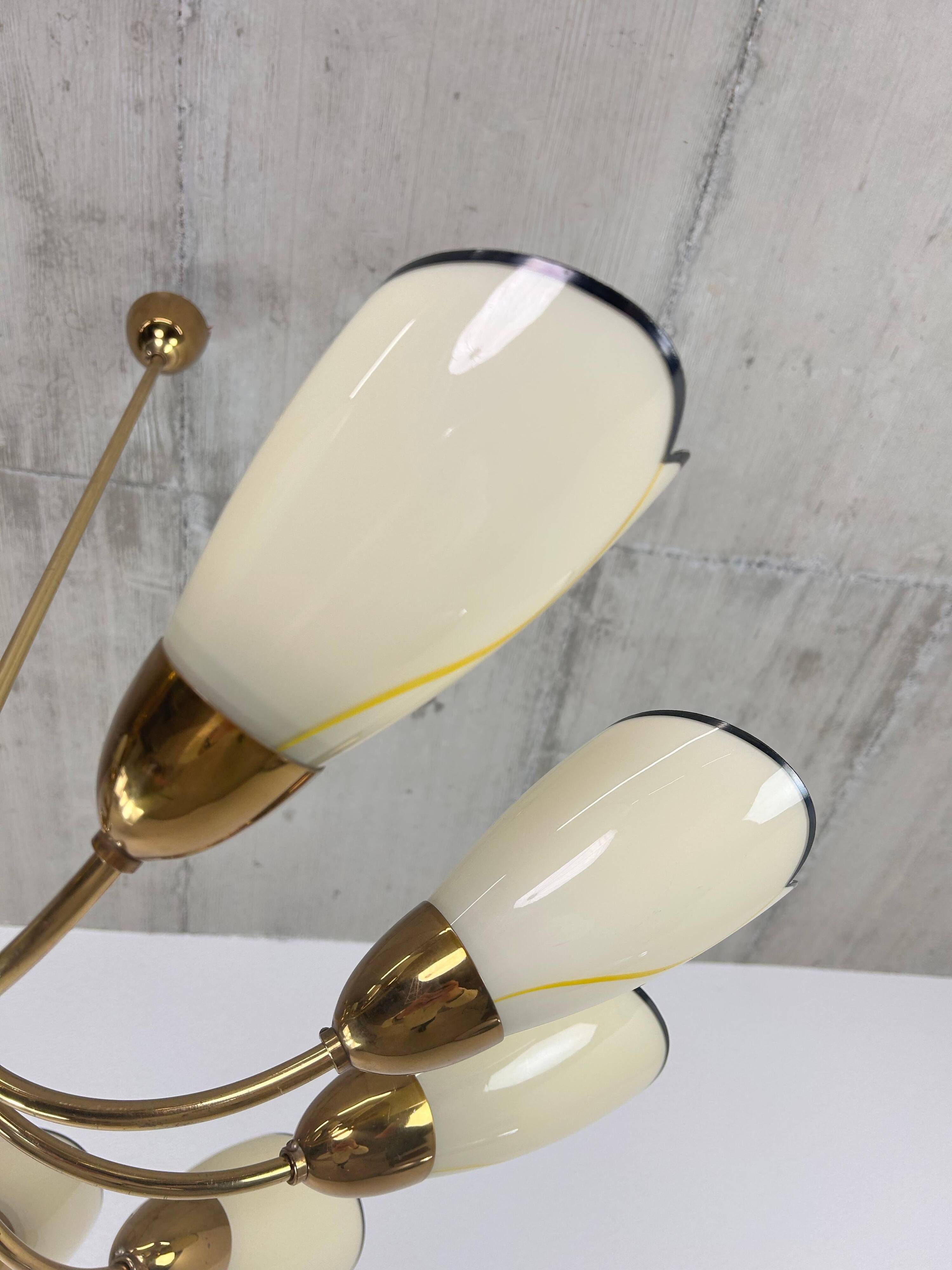 Modern mid-century chandelier by Instala Děčín.
