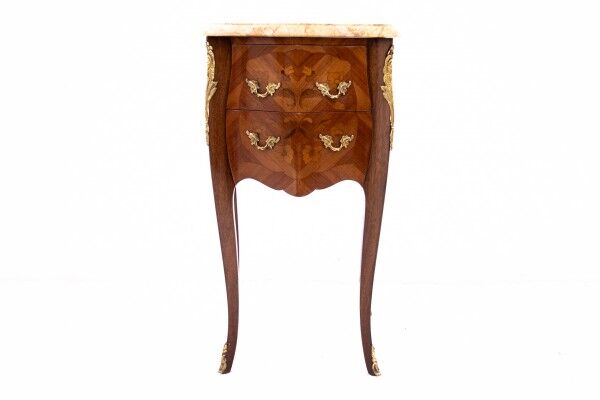 Pair of bedside tables, early 20th century, France.