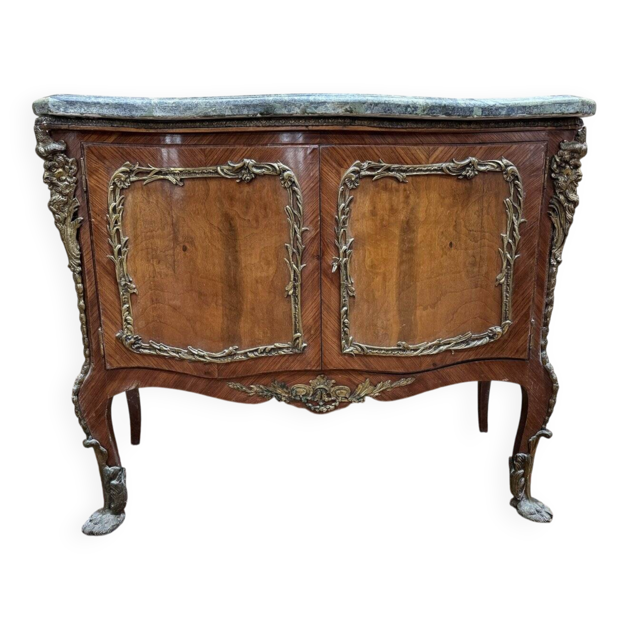 Marquetry buffet in Louis XV / Transition style