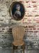 Painting / Pastel on cardboard "portrait of woman" framed under glass