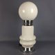 Murano glass table lamp by Nason, Birillo metal, Space Age design 1970.
