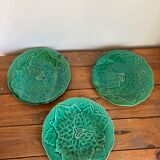 3 slushie dessert plates