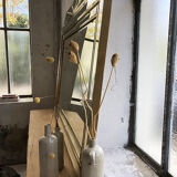 Italian design milked gold mirror