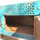 Ancien meuble indien Damchiya bleu