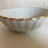 Enamelled earth godrons cup Vieux Moustiers 19th
