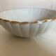 Enamelled earth godrons cup Vieux Moustiers 19th