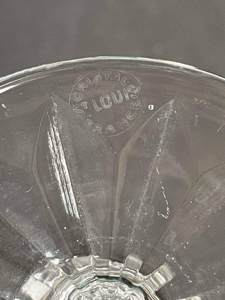 6 Saint Louis champagne flutes Camargue service