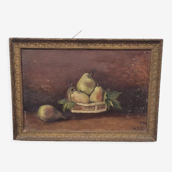 Oil on canvas still life ASD 1906