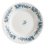 Round iron earth dish Longwy Cyrano