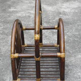 Rattan vinyl holders