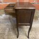 Louis xv style nightstand table wood drawer + vintage case
