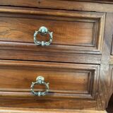 19th century walnut stepped desk
