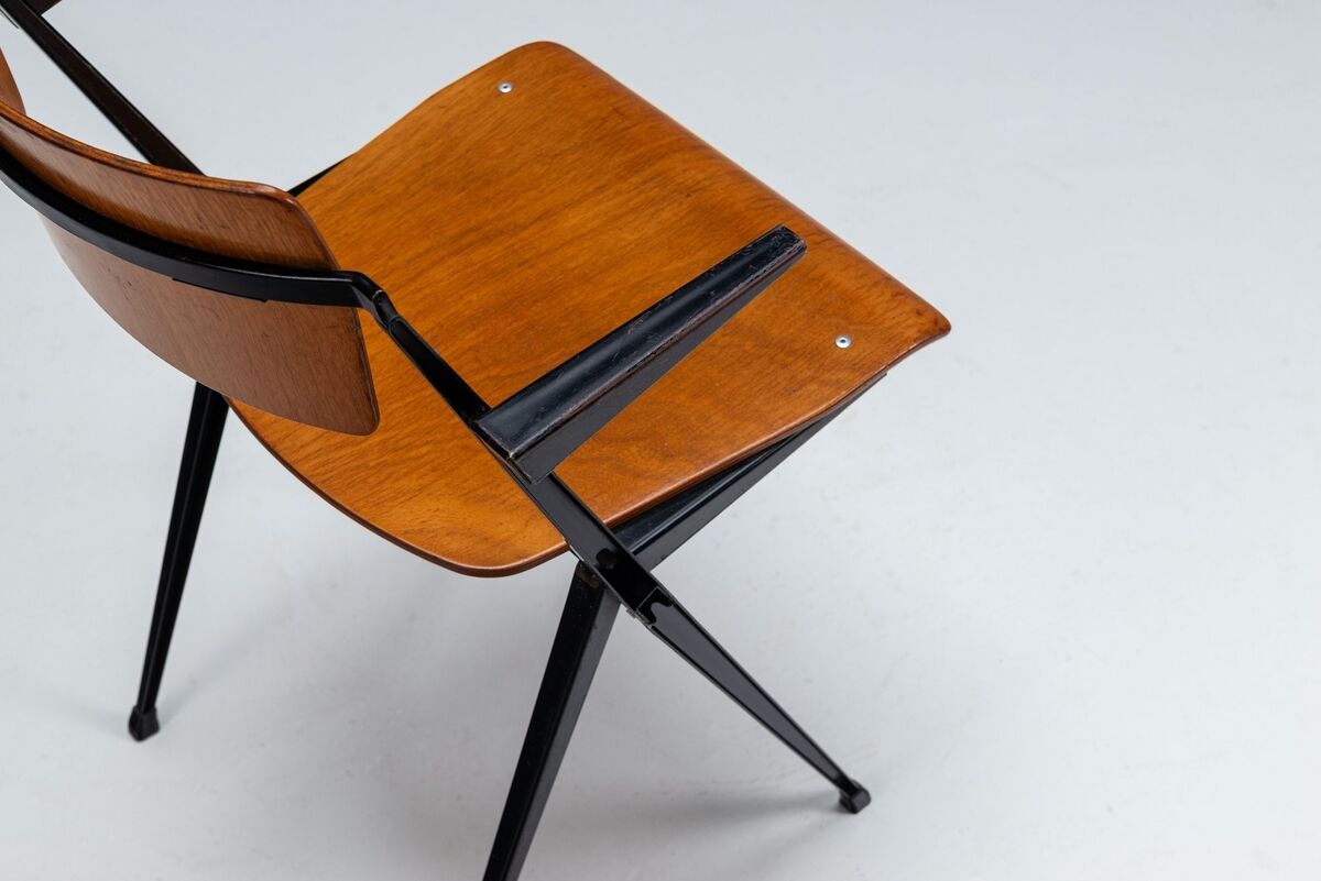 Wim Rietveld Pyramid dining chairs Ahrend de Cirkel The Netherlands 1960