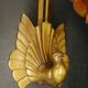 Pair of wall sconces with peacocks from the Art Nouveau period - bronze by Charles Ranc.