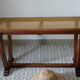 Vintage boat deck bench and canning