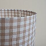 Brown wooden lamp