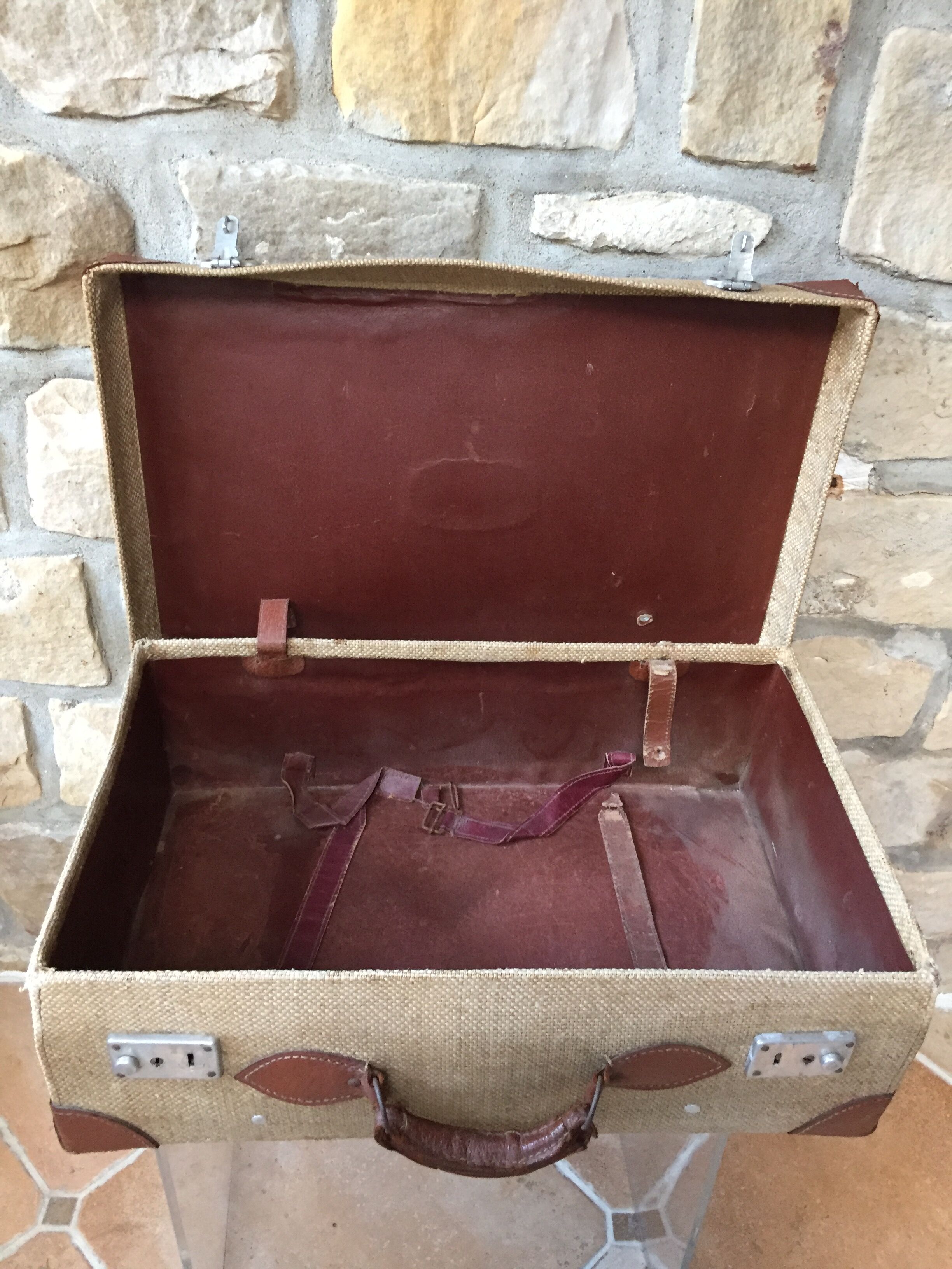 Suitcase old vintage