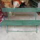 Antique folding garden bench.