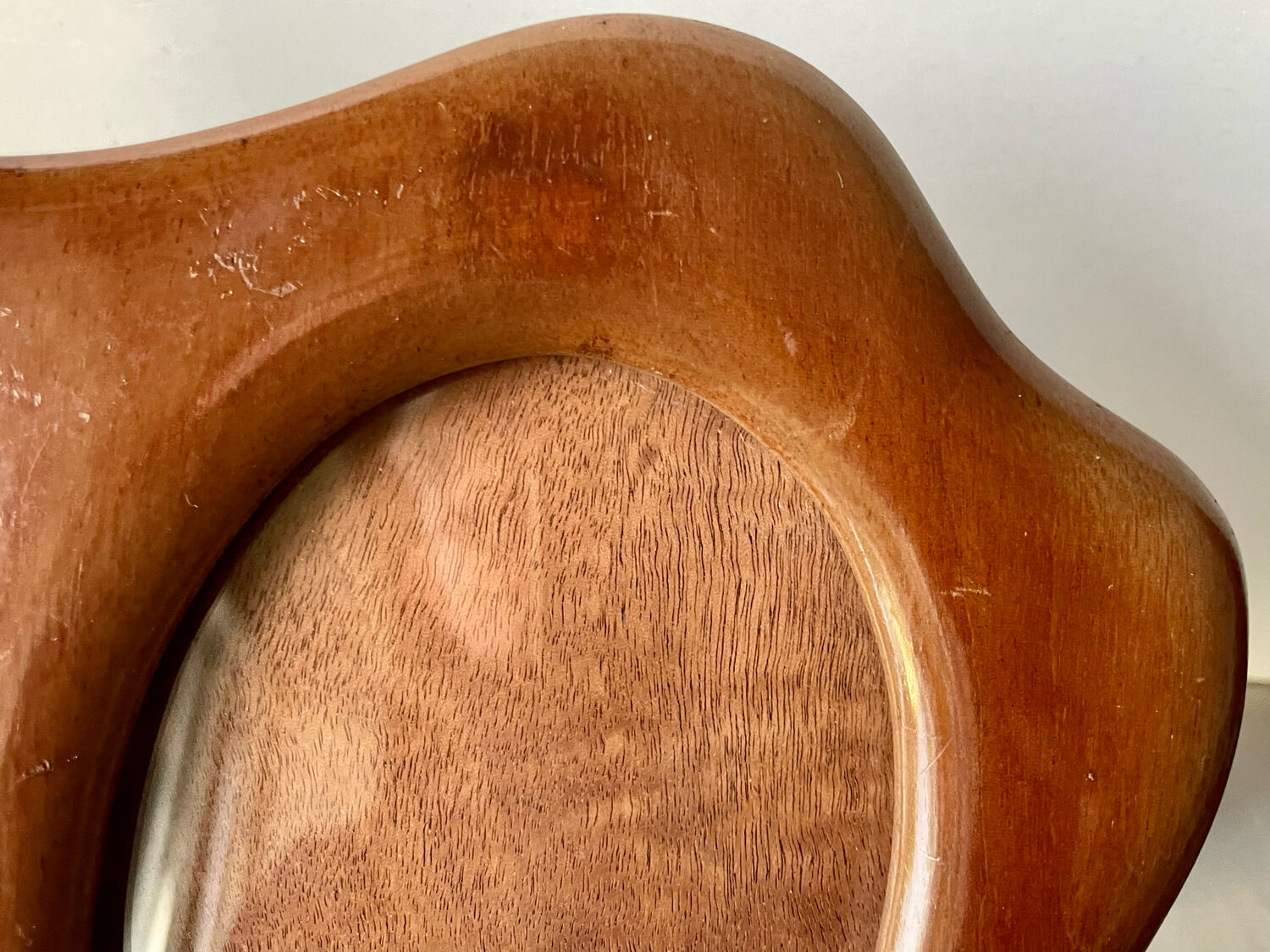 art nouveau  antique wooden double picture frame