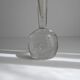 Vase soliflore en verre bullé