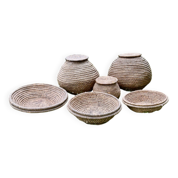 Baskets, covered baskets and vintage baskets