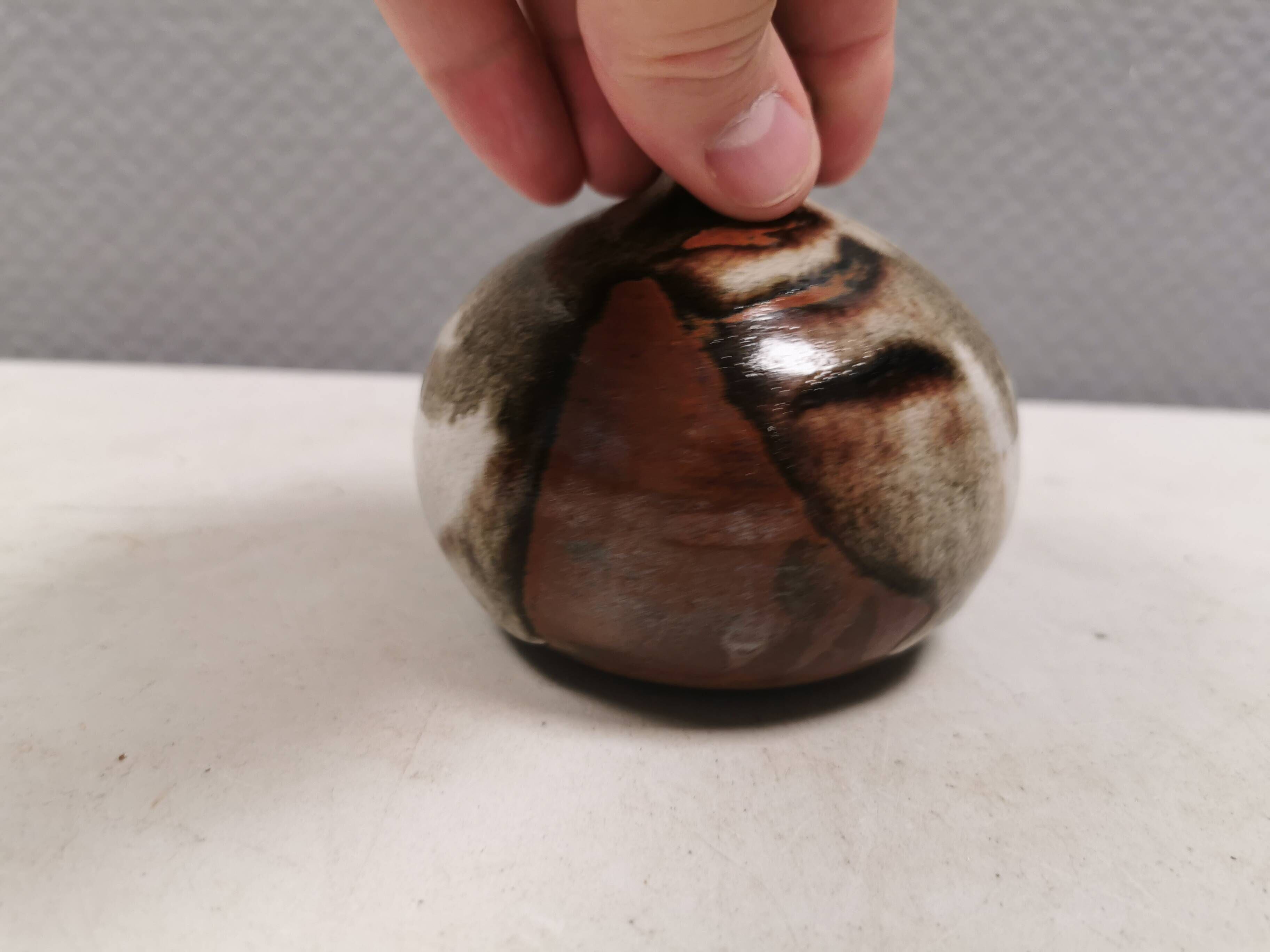 Miniature vase from Danish Waldorff ceramics 1970-80s.
