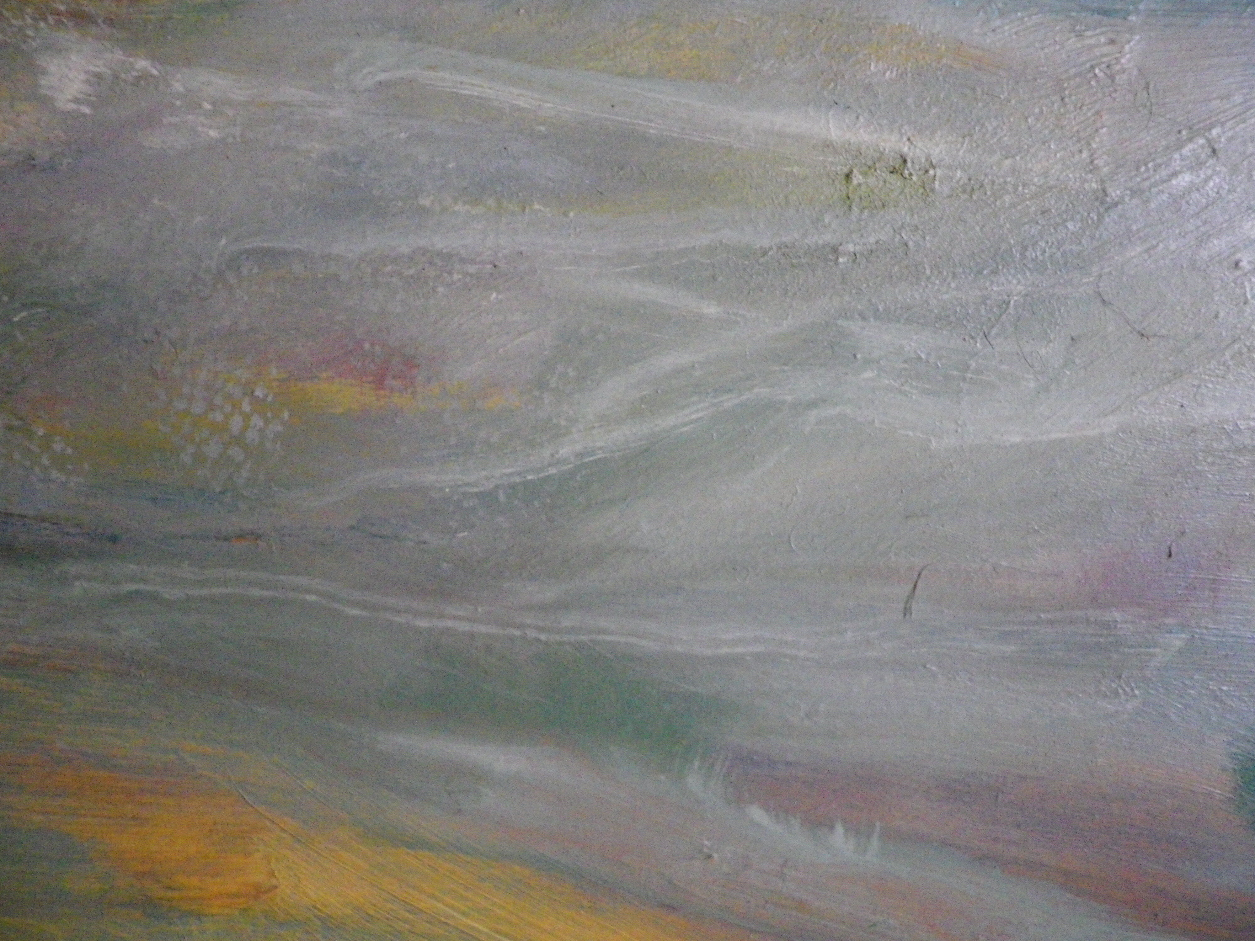 Painting "Plenitude" with framing, signed