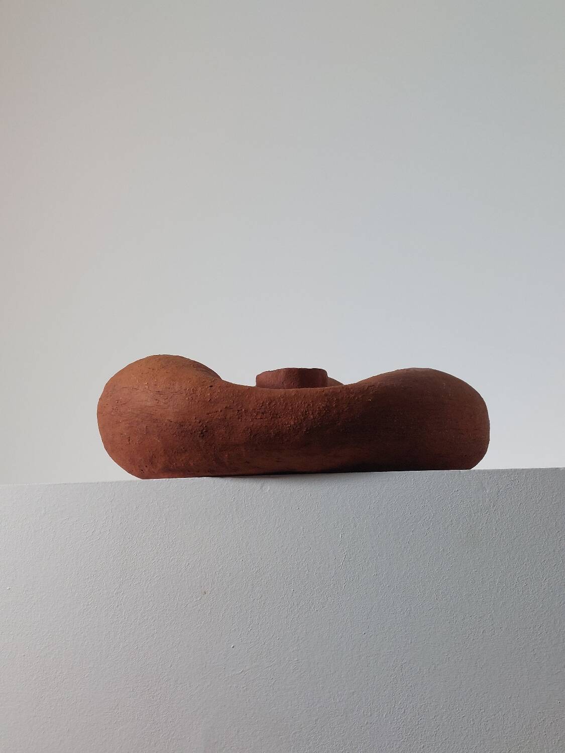 Unique vintage sculptural ceramic vase.