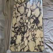 Calacatta marble coffee table from the late 1970s.