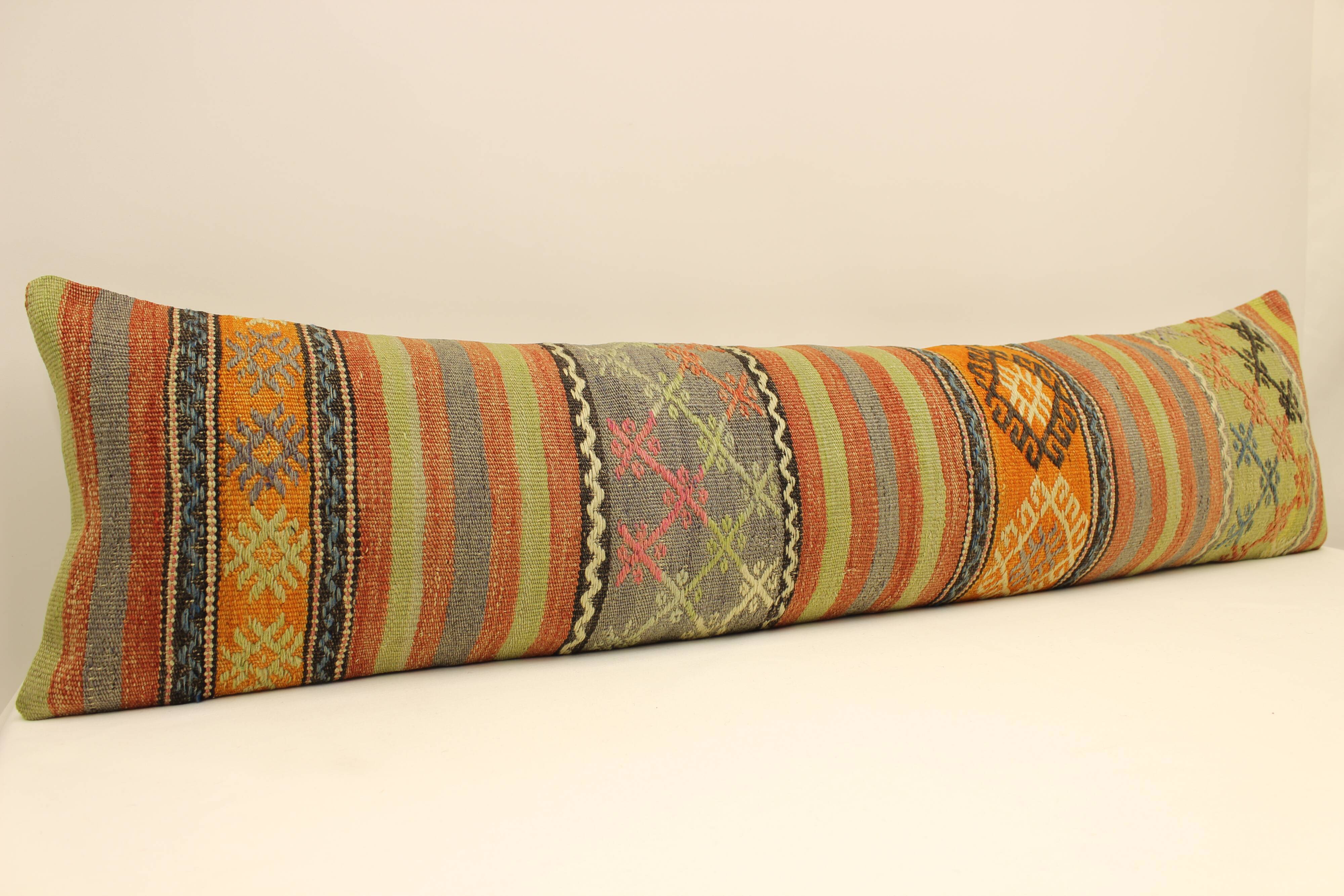 Coussin housse de coussin vintage 30x120 cm