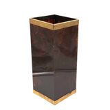 Mid-century brass and bakelite umbrella stand, France 1960s