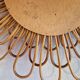 Ancien Miroir En Rotin