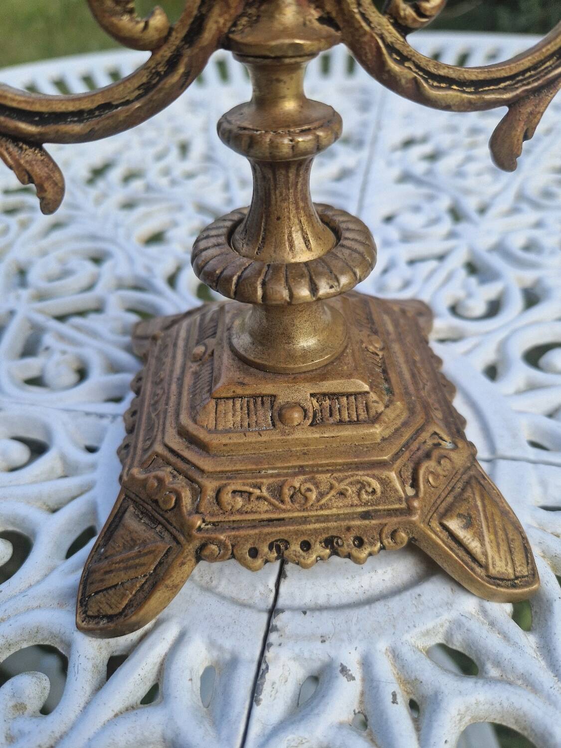 Vintage Brass Candle Holder