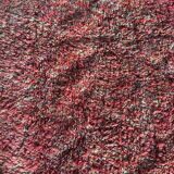 Large modern Berber Boujad rug in pink wool.