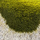 Vintage 70's pure wool velvet rug