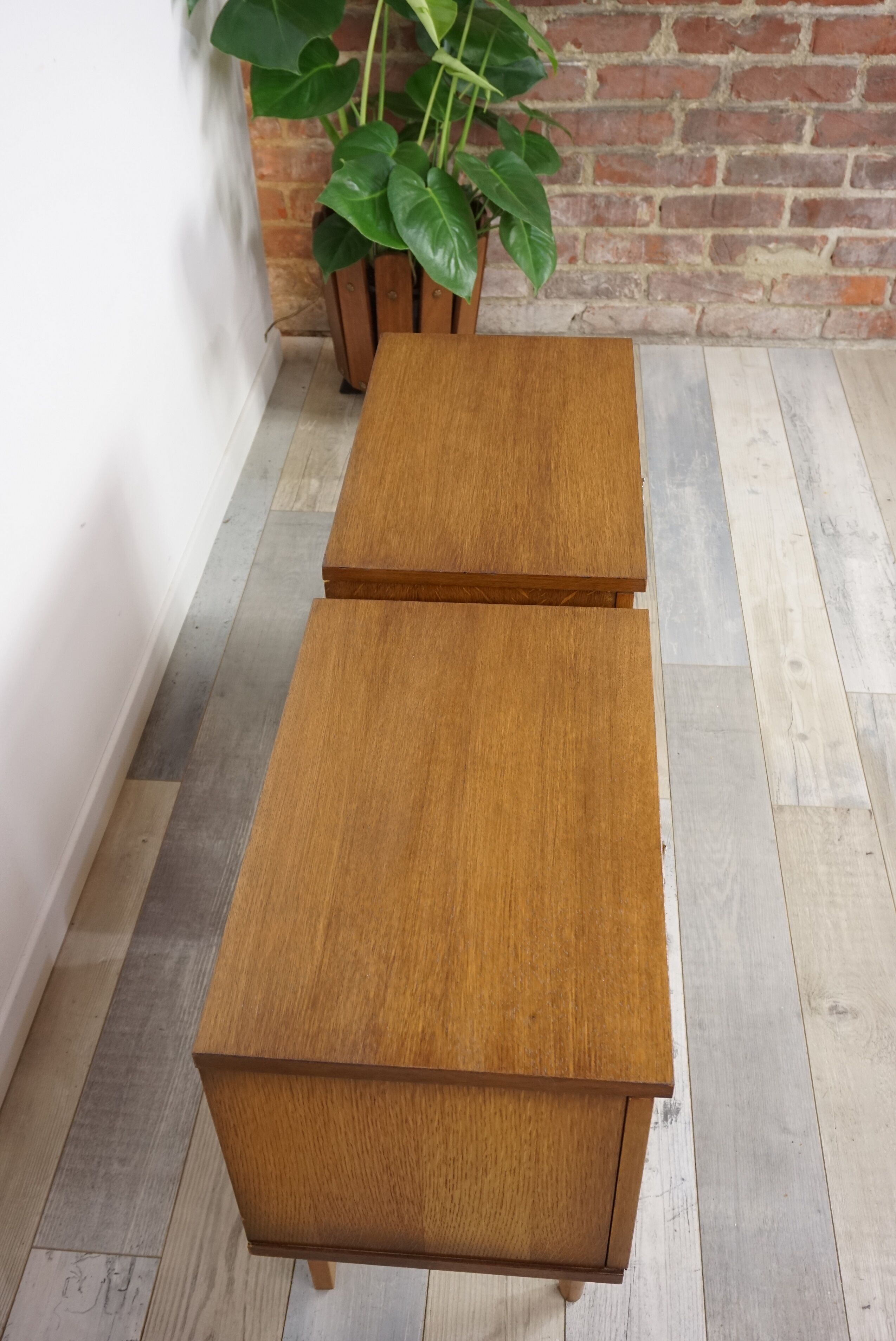 Pair of nightstands 50s