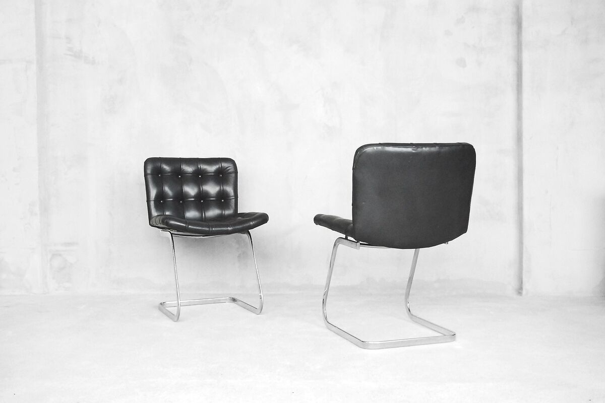 Set of 2 chairs by Robert Haussmann for Sede 60s