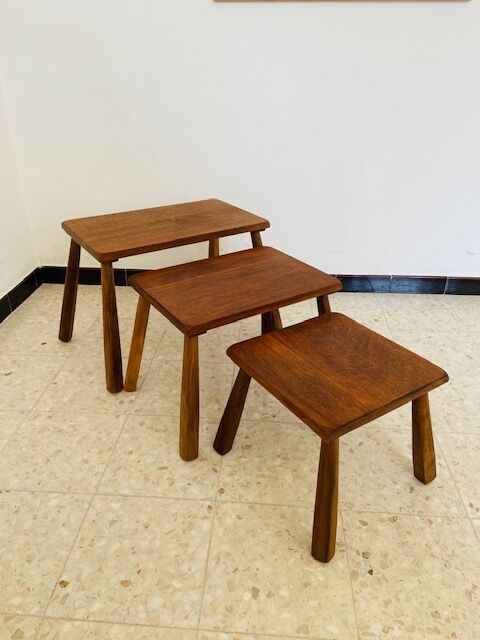 Solid wood trundle table