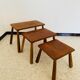 Solid wood trundle table