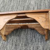 Small bench/Footrest in antique wood