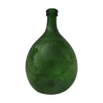 Demijohn  green glass