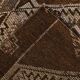 3x10 Dark Brown Oriental Persian Runner Rug 87x302Cm SK 21984