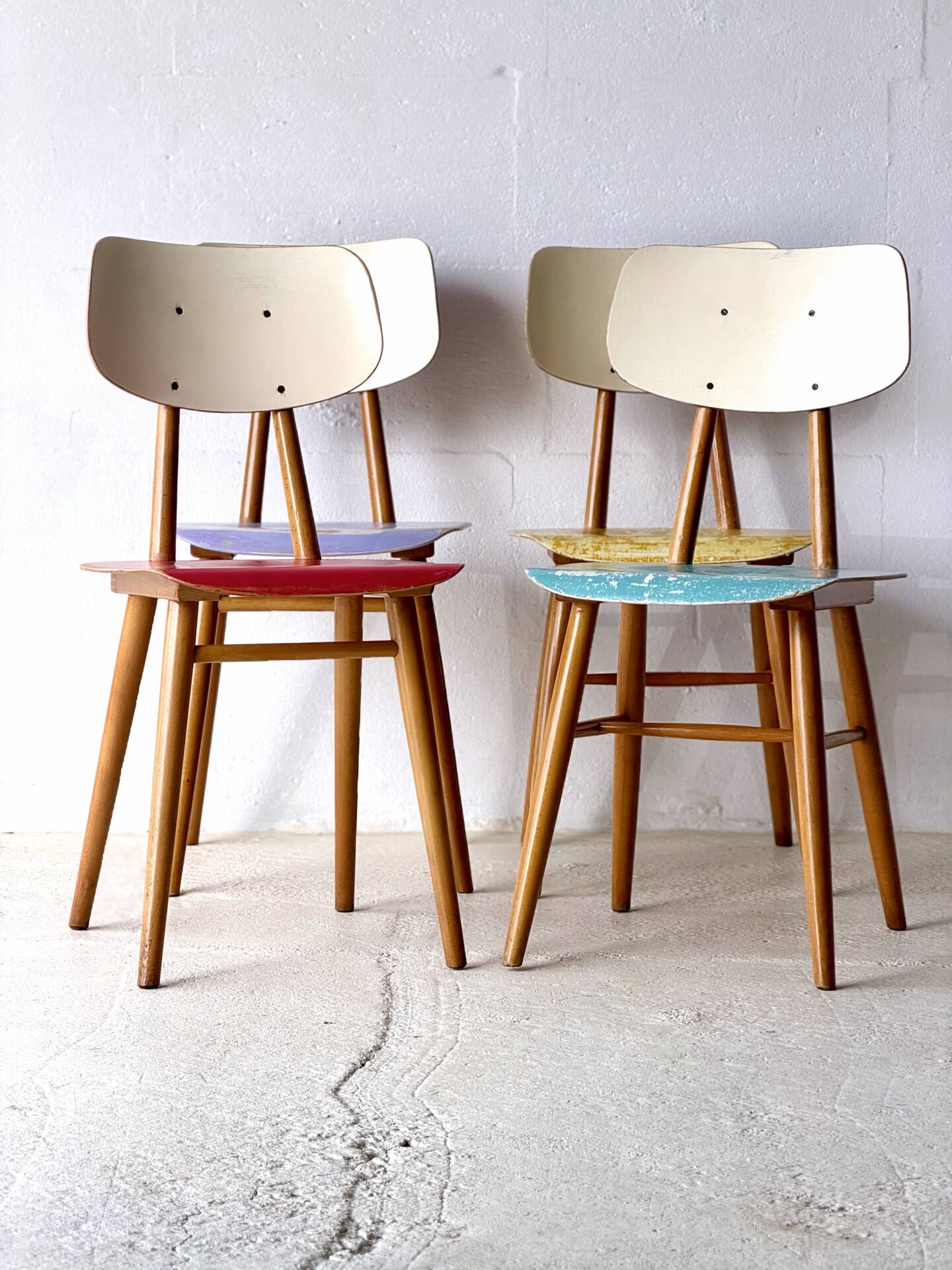 Chaises Bistro TON, années 1960