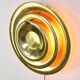 Mid-Century Cascading Wall Lamp in Brass, 1950s